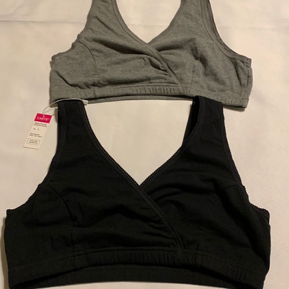 Cakye bundle Size Large maternity nursing sleep Bras bundle